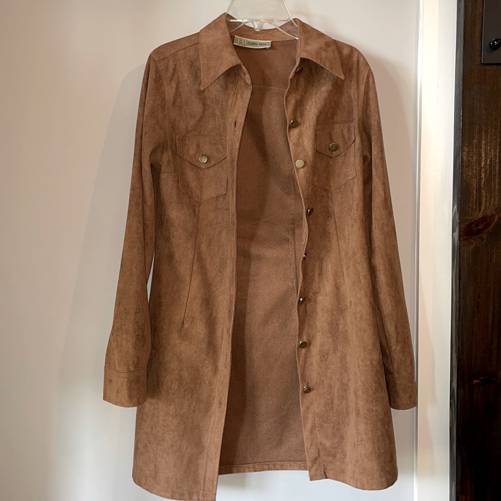 Faux Suede Jacket
